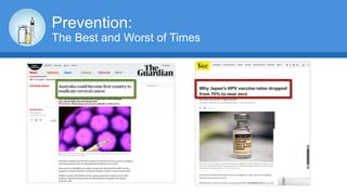 Prevention:
The Best and Worst of Times
 