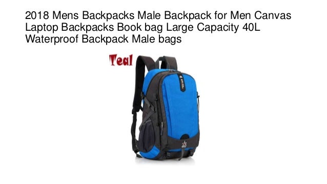 40l canvas backpack