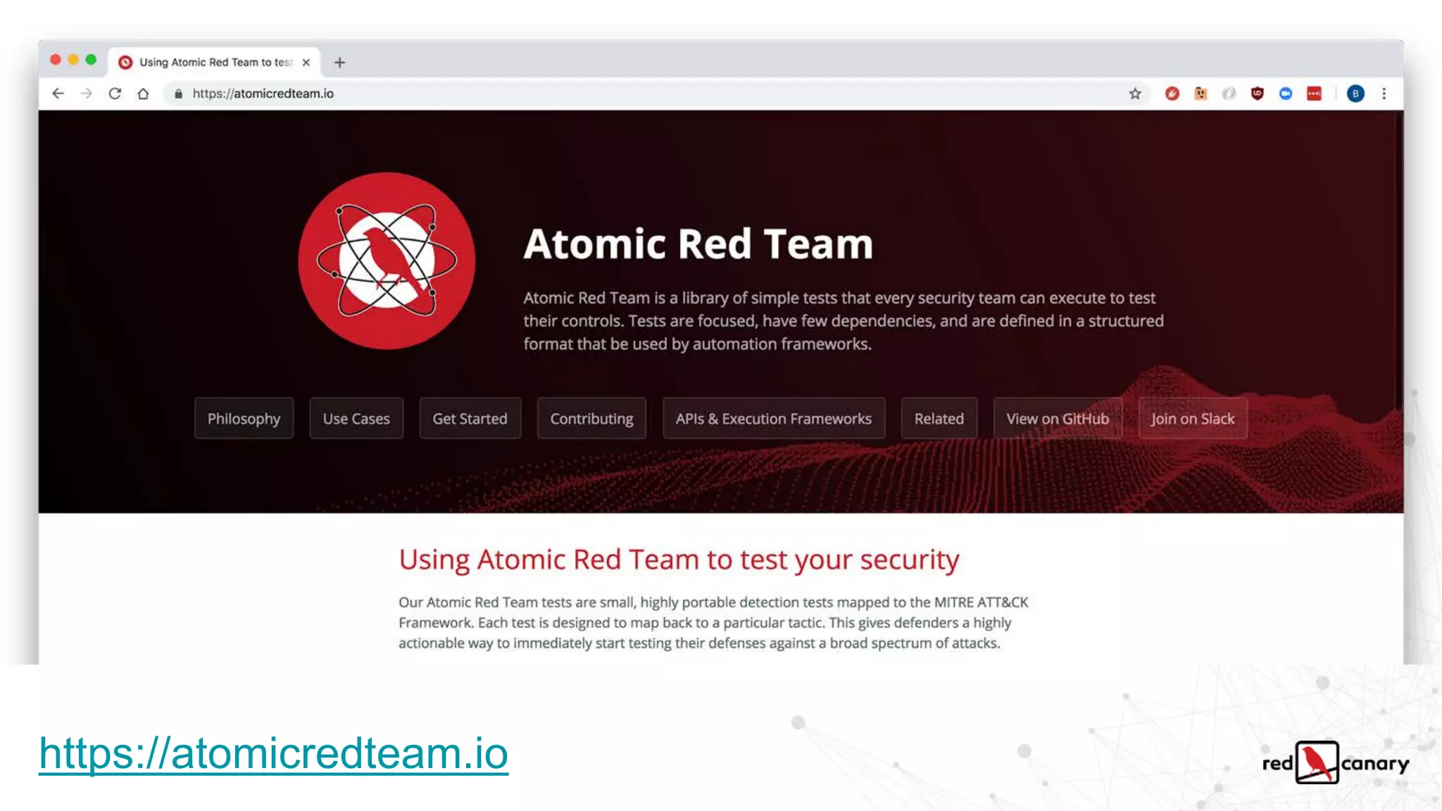 https://atomicredteam.io