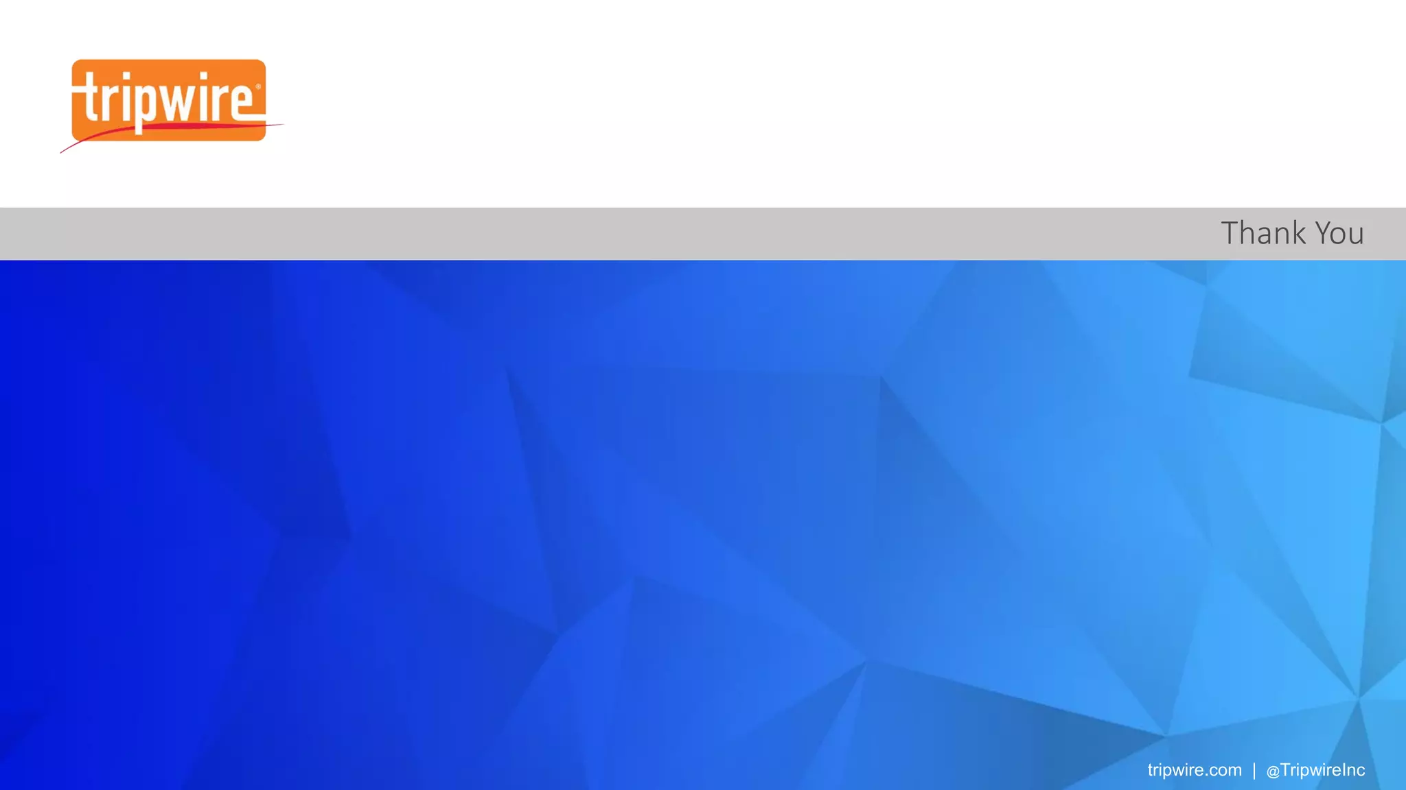 tripwire.com | @TripwireInc
 