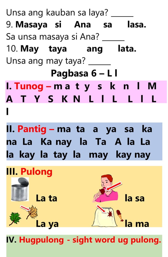 2018 mother tongue reading bisaya q1&q2