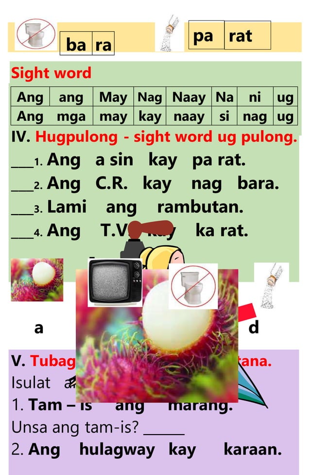 2018 mother tongue reading bisaya q1&q2