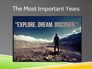 The Most Important Years
 