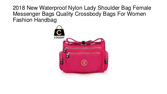 Women Lady Waterproof Nylon Shoulder Messenger Bag Large Capacity Crossbody Bags