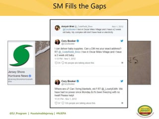 SM Fills the Gaps
@SJ_Program | #sustainablejersey | #NJEPA
 
