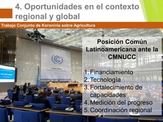 Agricultura Sostenible y Cambio Climático