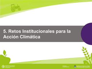 Agricultura Sostenible y Cambio Climático