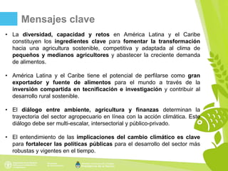 Agricultura Sostenible y Cambio Climático