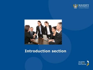 Introduction section
 