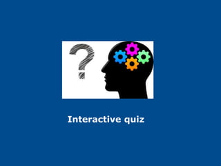 Interactive quiz
 