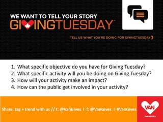 #VanGives — #GivingTuesday for Vancouver Nonprofits