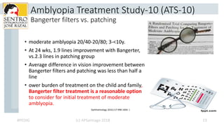 2018 pedig amblyopia v1 | PPTX