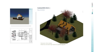 Szkoła BIM 2021 |
Revit2020
Ćwiczenie: Dom stodoła
Model do samodzielnego wykonania przed zajęciami
 