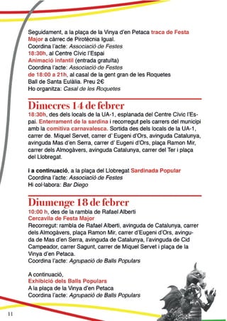 2018 programa festa major de santa eulalia 2018