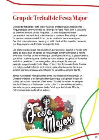 2018 programa festa major de santa eulalia 2018