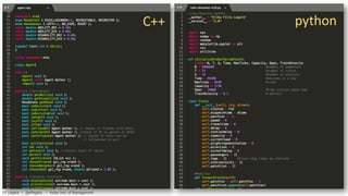 C++ python
EF Legara • @eflegara • Asian Inst. of Management
 