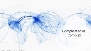 Complicated vs.
Complex
EF Legara • @eflegara • Asian Inst. of Management
 