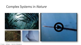 Complex Systems in Nature
EF Legara • @eflegara • Asian Inst. of Management
 