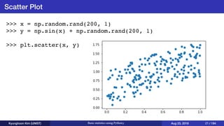 Basic statistics using Python3 | PDF