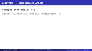 Basic statistics using Python3 | PDF