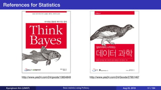 Basic statistics using Python3 | PDF