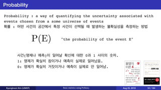 Basic statistics using Python3 | PDF