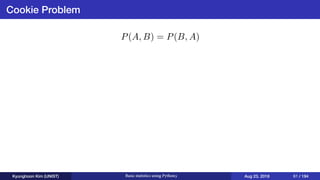Basic statistics using Python3 | PDF