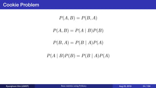 Basic statistics using Python3 | PDF