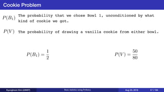 Basic statistics using Python3 | PDF