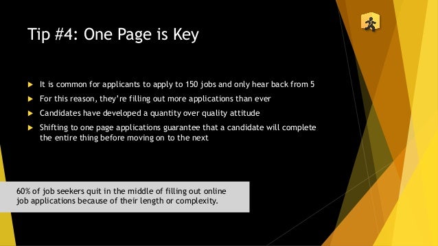 tips for filling out applications