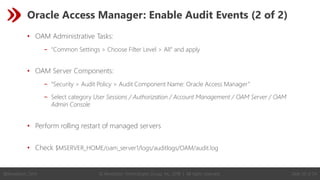 © Revelation Technologies Group, Inc. 2018 | All rights reserved. Slide 20 of 54
@Revelation_Tech
Oracle Access Manager: E...