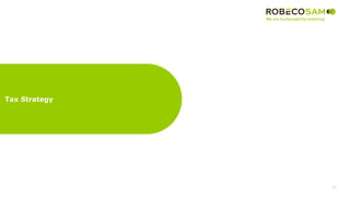 23
2017 Methodology
Review
Tax Strategy
 