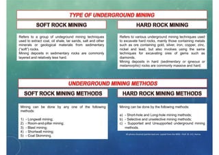 Rock Support Methods Rock support methods | PDF
