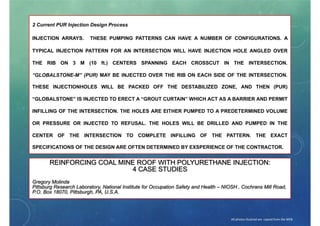 Rock Injection Lab Rock support methods | PDF