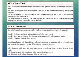 Rock Support Methods Rock support methods | PDF