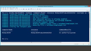 81 Confidential & Proprietary
81
Ole Automation Procedures – Automation – PowerUpSQL
 
