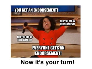 Now it’s your turn!
 