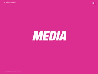 Copyright © 2017 sparks & honey. All rights reserved.
54
MEDIA
2018 Trends Brief / Media
 