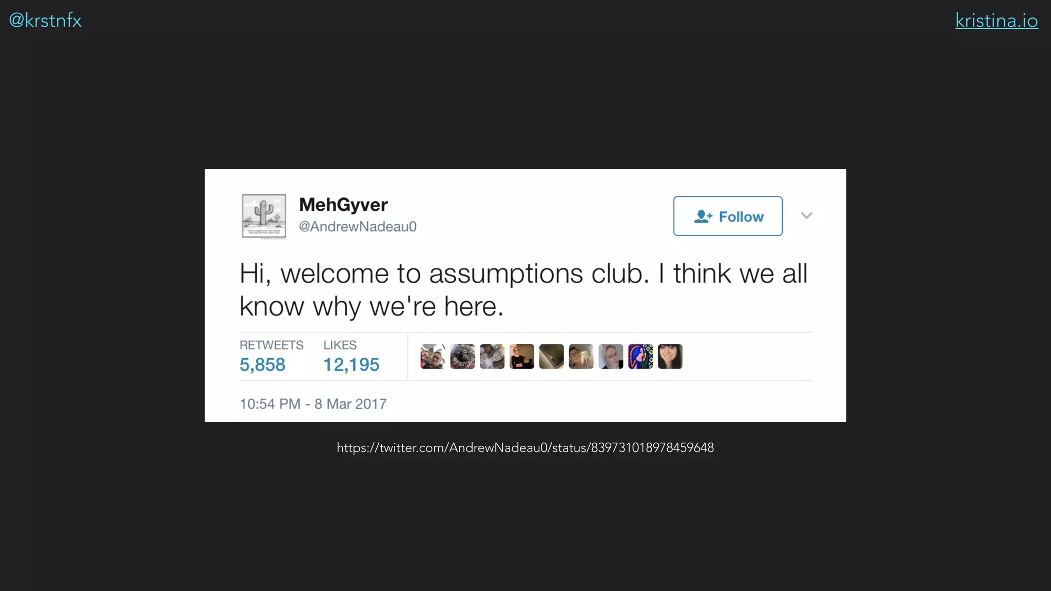 kristina.io@krstnfx
https://twitter.com/AndrewNadeau0/status/839731018978459648
 