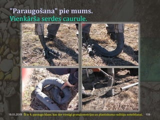 "Paraugošana" pie mums.
Vienkārša serdes caurule.
18.01.2019 109Šī ir 4. paraugu klase, kas der vienīgi granulometrijas un plastiskuma radītāju noteikšanai.
 