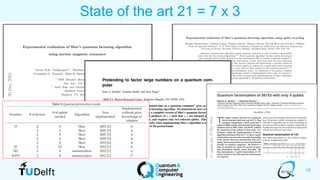 15
State of the art 21 = 7 x 3
 