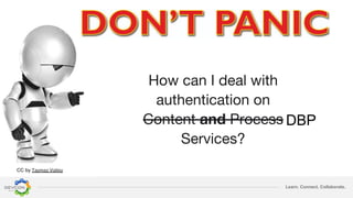 Learn. Connect. Collaborate.
CC by
DBP
 