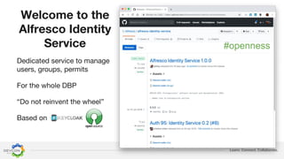 Learn. Connect. Collaborate.
#openness
 