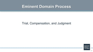 The Eminent Domain Process | PPTX