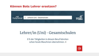 Können Bots Lehrer ersetzen?
 