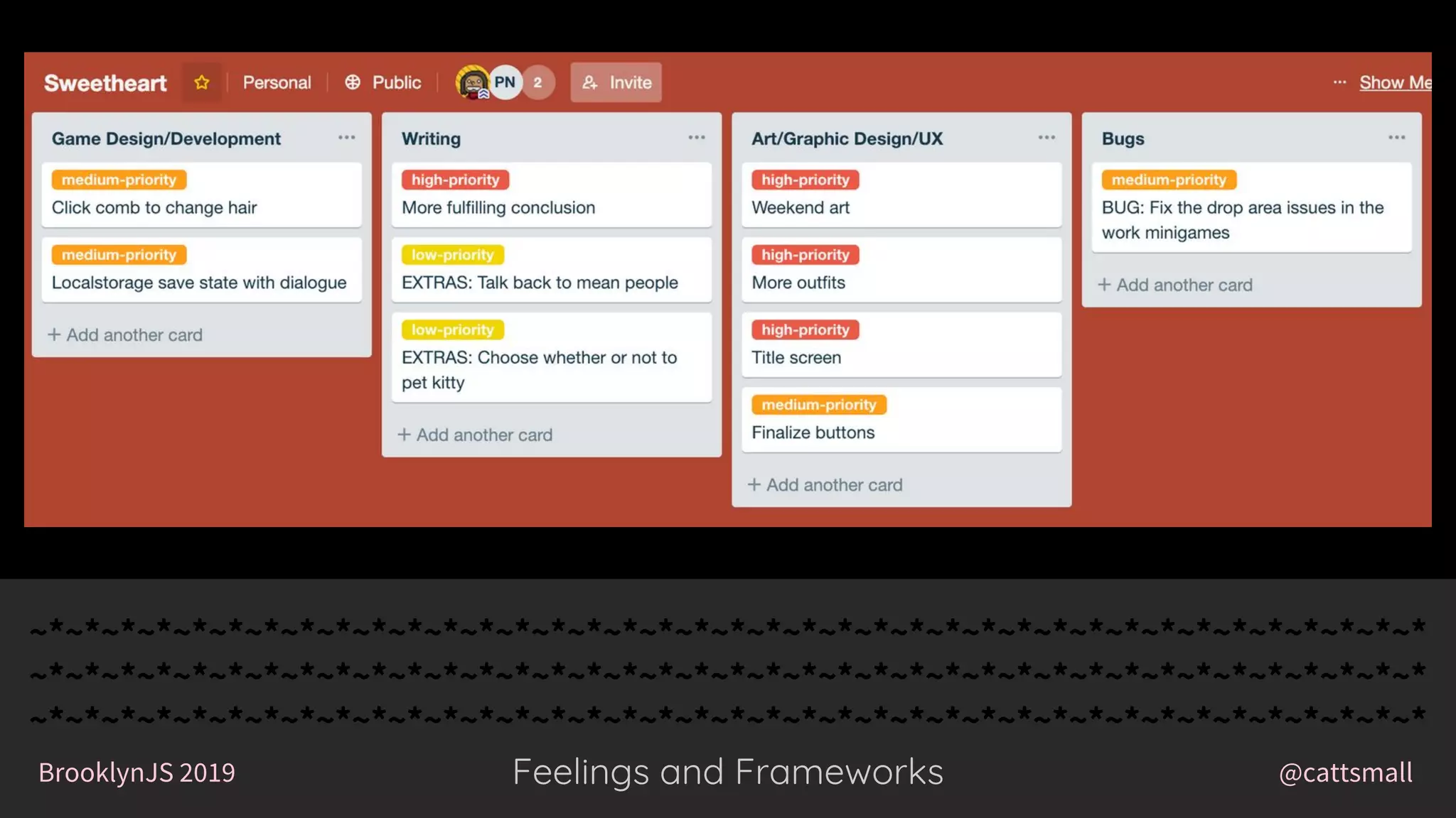 @cattsmallBrooklynJS 2019
~*~*~*~*~*~*~*~*~*~*~*~*~*~*~*~*~*~*~*~*~*~*~*~*~*~*~*~*~*~*~*~*~*~*~*~*~*~*~*
~*~*~*~*~*~*~*~*~*~*~*~*~*~*~*~*~*~*~*~*~*~*~*~*~*~*~*~*~*~*~*~*~*~*~*~*~*~*~*
~*~*~*~*~*~*~*~*~*~*~*~*~*~*~*~*~*~*~*~*~*~*~*~*~*~*~*~*~*~*~*~*~*~*~*~*~*~*~*
Feelings and Frameworks
~*~*~*~*~*~*~*~*~*~*~*~*~*~*~*~*~*~*~*~*~*~*~*~*~*~*~*~*~*~*~*~*~*~*~*~*~*~*~*
~*~*~*~*~*~*~*~*~*~*~*~*~*~*~*~*~*~*~*~*~*~*~*~*~*~*~*~*~*~*~*~*~*~*~*~*~*~*~*
~*~*~*~*~*~*~*~*~*~*~*~*~*~*~*~*~*~*~*~*~*~*~*~*~*~*~*~*~*~*~*~*~*~*~*~*~*~*~*
@cattsmallBrooklynJS 2019 Feelings and Frameworks
 