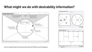 Feasibility
Feasibility
People, props and processes*
*not just tech
eg. People (Staff, Partners), Props
(physical or digit...