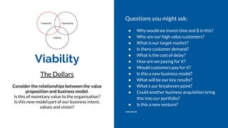 What might we do with viability information?
Source: Empathy Map & Value Prop Canvas (Strategyzer) | Lean Canvas (Ach Maur...