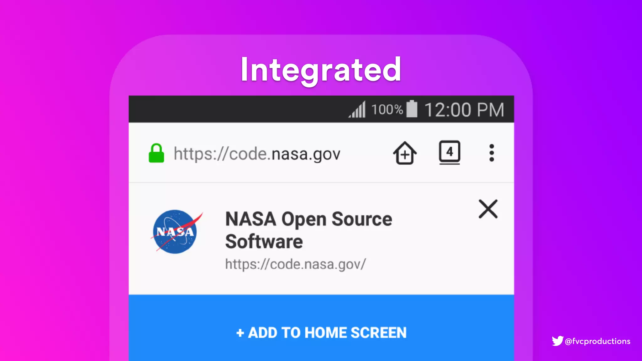 Integrated
@fvcproductions
 