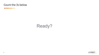 15 •
Count the 3s below
Ready?
 